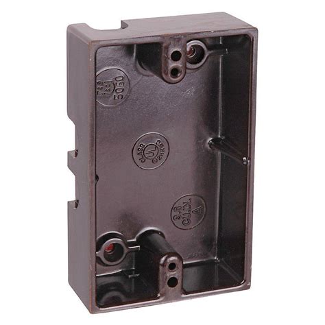 exterior surface mount electrical box|surface mounted electrical outlet boxes.